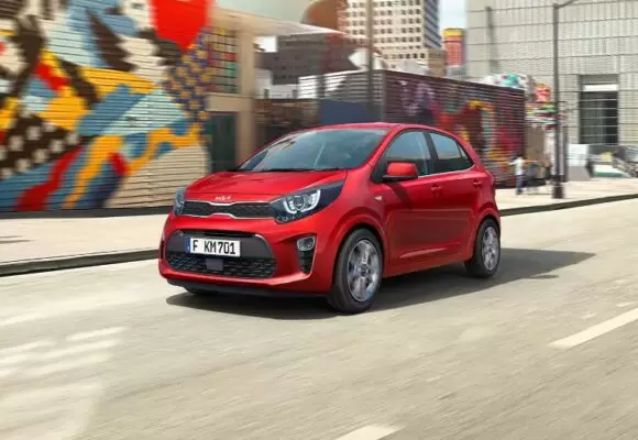 KIA Picanto Hatchback car 3rd generation facelift full beautiful view