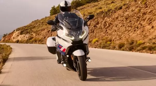 BMW K 1600 GT Redesigned Sports Motorcycle full front view