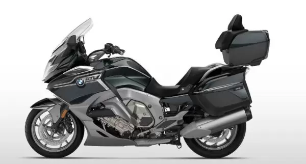 BMW K 1600 GTL Tourer Motorcycle full side view in black