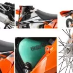 KTM 450 EXC enduro off road motorcycle all features view