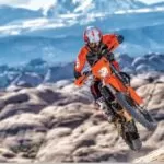 KTM 450 EXC enduro off road motorcycle off road driving view
