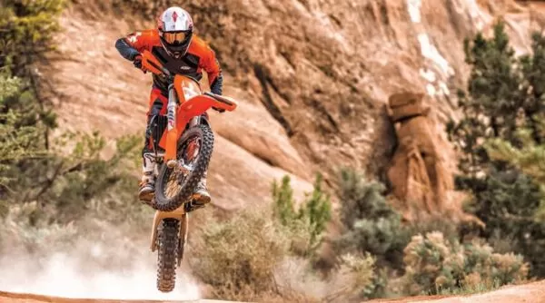 KTM 450 EXC enduro off road motorcycle title image
