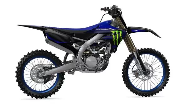 Yamaha YZ250F Motocross Motorcycle full side view 2