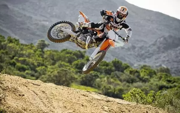 ktm 125 SX off road sports motorcycle off road jump