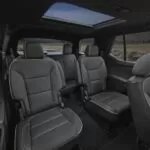 Chevrolet Traverse SUV 2nd Generation facelift full interior view all seats
