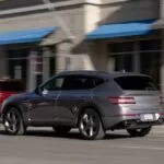 Genesis GV80 SUV 1st Generation side and rear view