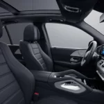 Mercedes Benz GLE Class SUV 4th Generation front cabin interior view