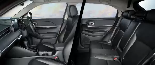 Honda HRV SUV 3rd Generation front and rear seats view
