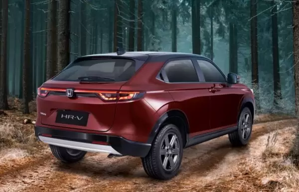Honda HRV SUV 3rd Generation side and rear view