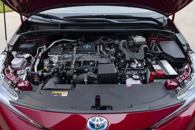 Toyota Corolla Sedan 12th Generation engine view Toyota Corolla Sedan 12th Generation engine view