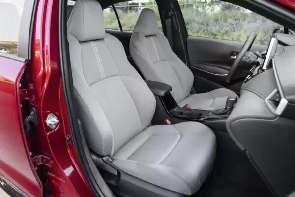 Toyota Corolla Sedan 12th Generation front seats view