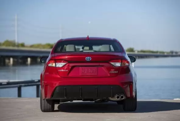 Toyota Corolla Sedan 12th Generation full rear view