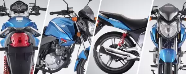 Suzuki GSX 125cc Motorcycle all sides features view