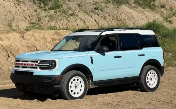 Ford Bronco SUV 6th generation sport heritage edition full side view