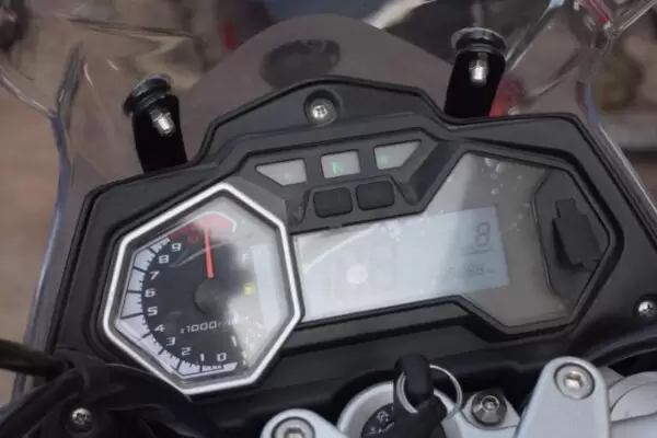 Zongshen RX1 Tourer Motorcycle speedo meter instrument cluster view