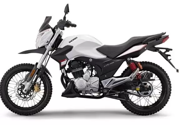 Derbi ETX Sports Bike white color side view 2