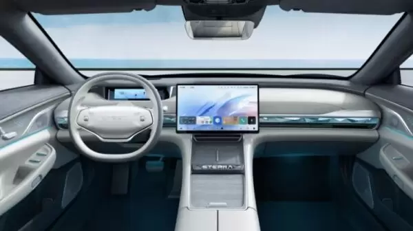 Chery Exeed Sterra ES Electric Sedan front cabin interior view