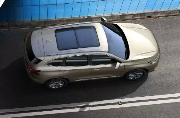 Haval H6 SUV 3rd Generation facelift view from the upside