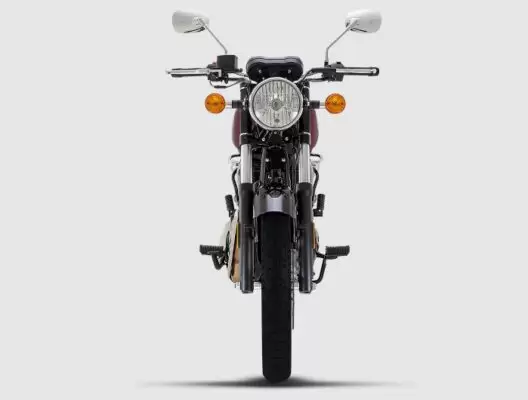 Benelli Imperiale 400 retro Cruiser Motorcyle full front view