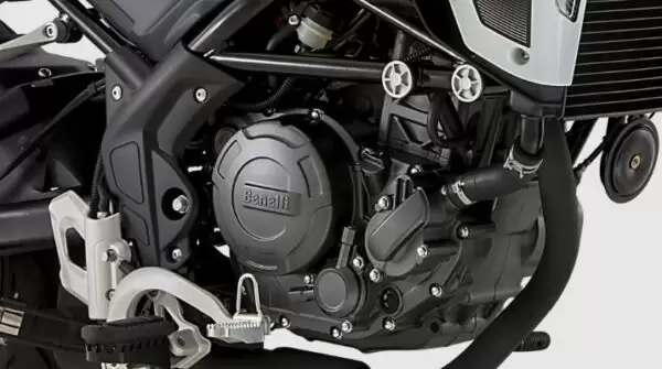 Benelli TRK 251 Adventorous Motorcycle engine view