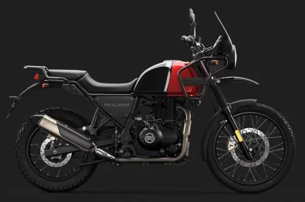 Royal Enfield Himalayan Touring Motorcycle full side view