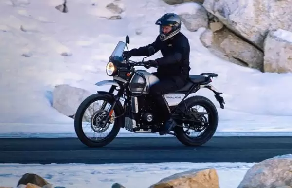 Royal Enfield Himalayan Touring Motorcycle full view