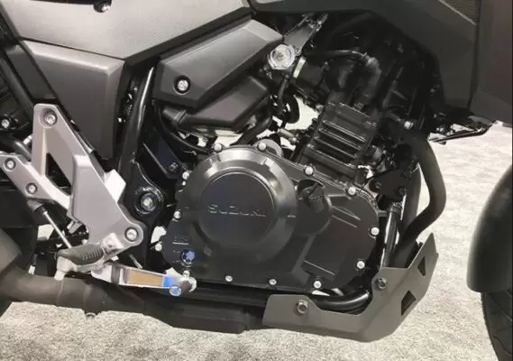 Suzuki V Strom 250 Adventure Motorbike engine view